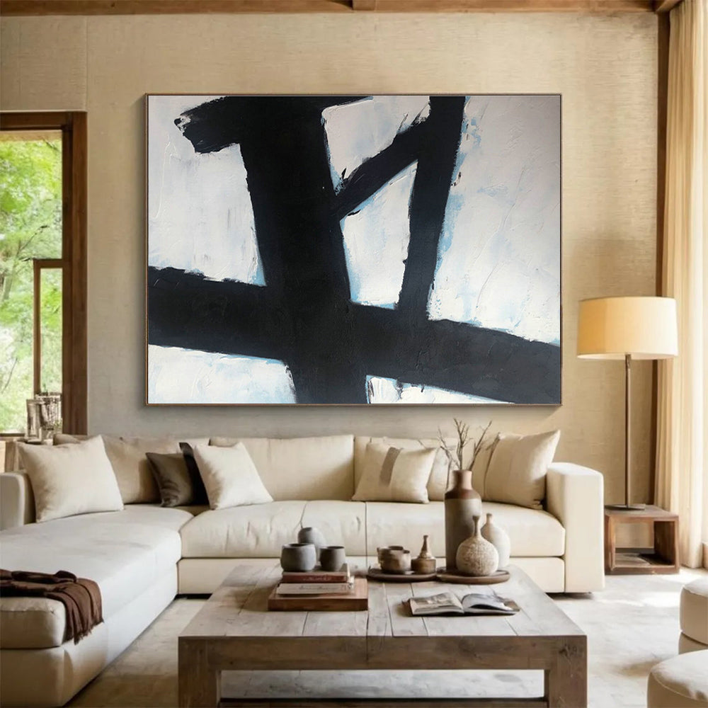 Tailored High-Altitude Weather Observatory Giant Abstract Hand Painting DLZ2565