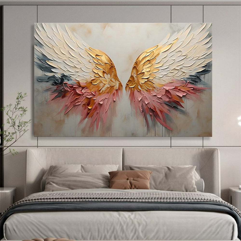 Big Hand-Painted Abstract Art, Australian Aboriginal-inspired for Rustic Interiors DLZ3247