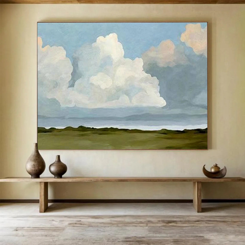 Customized Large-Scale Abstract Hand Painting for Medical Aesthetics Clinic DLZ2789