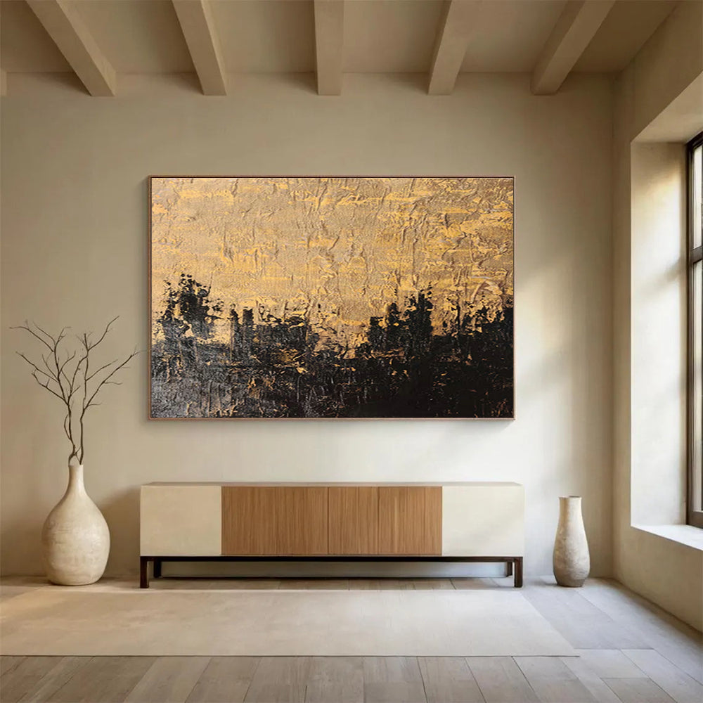 Watercolor Blur Custom Hand-Painted Abstract Mini Art for Small Spaces and Desktop Decor