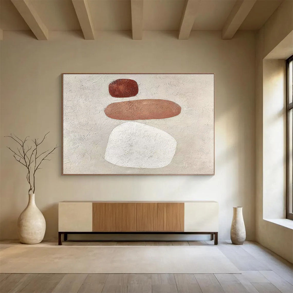 Customized Large-Scale Abstract Hand Painting for Ocean Wave Energy Test Facility DLZ2978