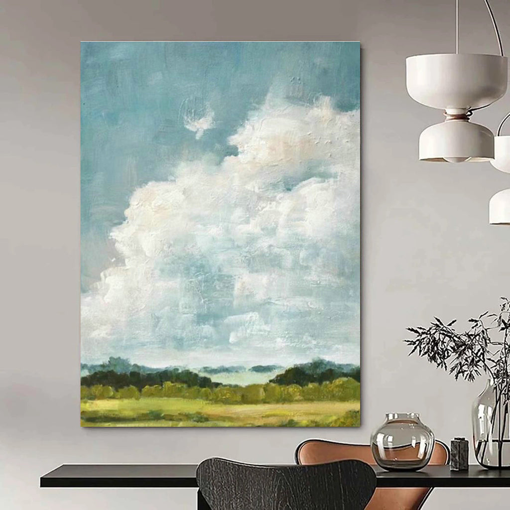 Monumental Large Custom Hand-Painted Abstract Art - Artistic Opulence for Luxury Car Showrooms  DLZ0272