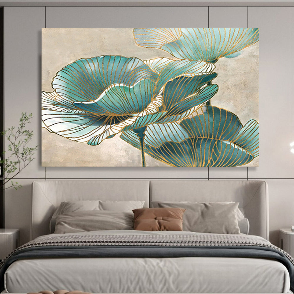 Oversized Custom Hand-Painted Abstract Art for Urban Gondola Terminal DLZ2812