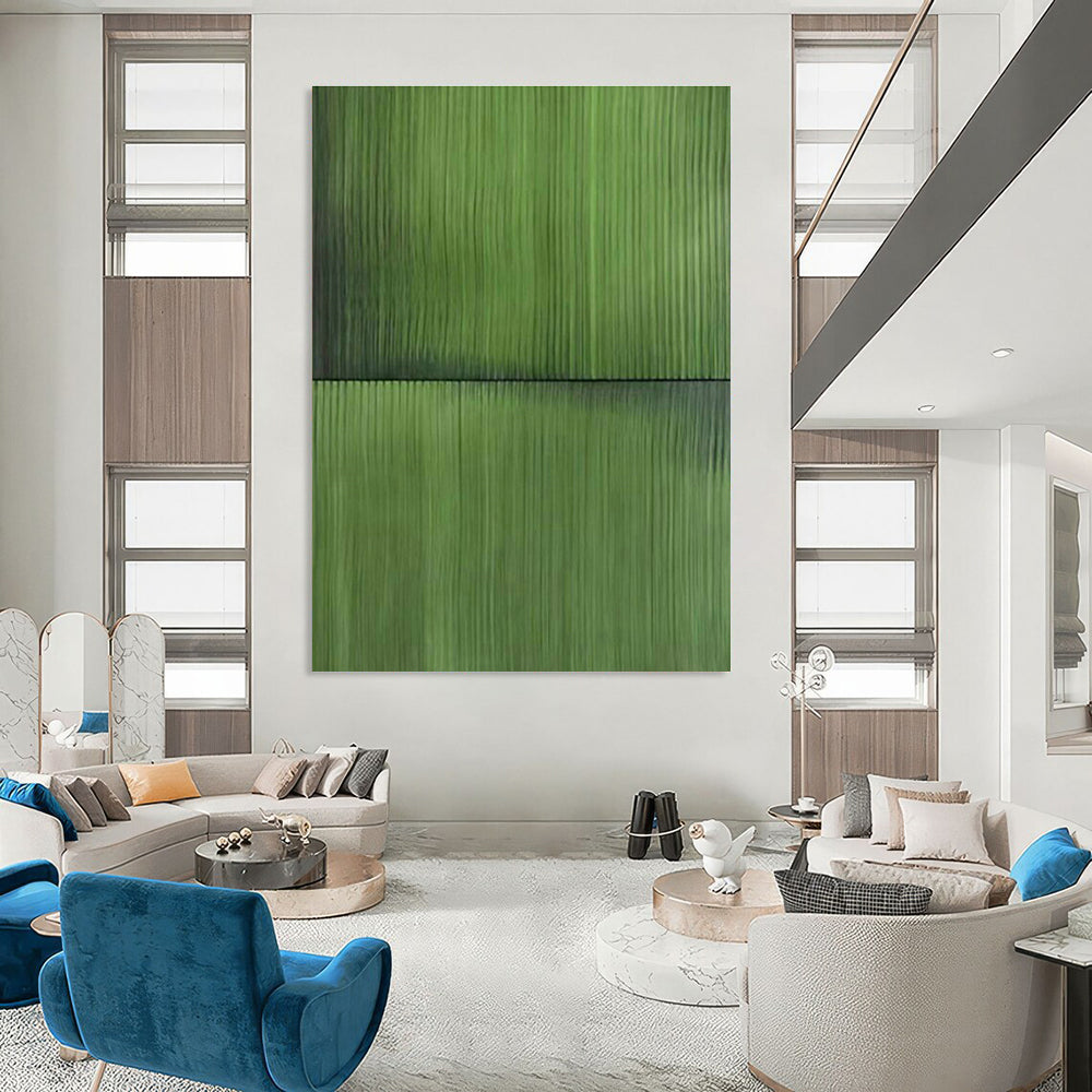 Mammoth Custom Hand-Painted Abstract Canvas - Oceanic Enigma for Deep-Sea Research Stations  DLZ0298