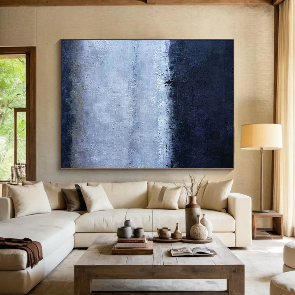 Handmade Large Abstract Painting, Earthy Tones for Cozy Home Decor DLZ3224