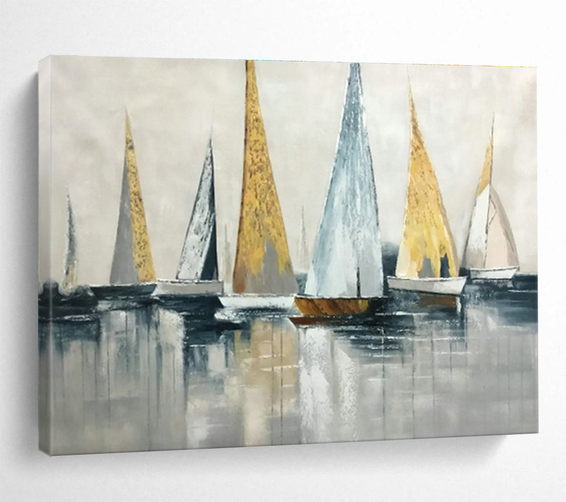 Bespoke Drone Swarm Control Center Oversized Abstract Hand Painting DLZ2553