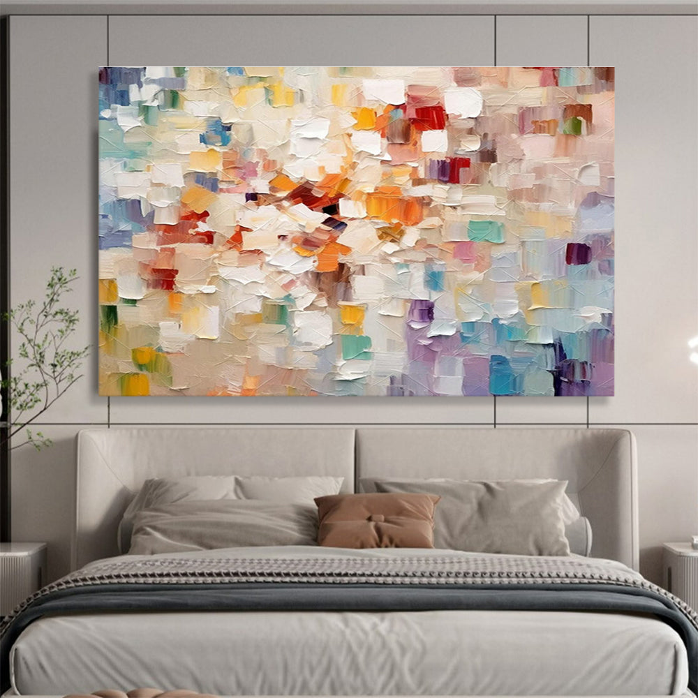 Oversized Handmade Abstract Wall Art, African-inspired for Exotic Interiors DLZ3246