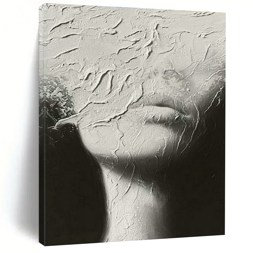 Grandiose Custom Hand-Painted Abstract Art - Ethereal Beauty for Ballet Rehearsal Studios  DLZ0223