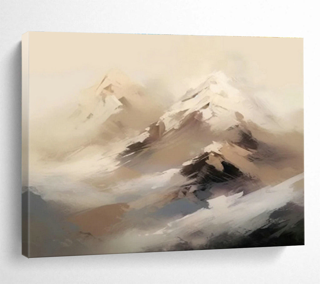 Custom Giant Abstract Hand Painting for Flower Shop DLZ2709