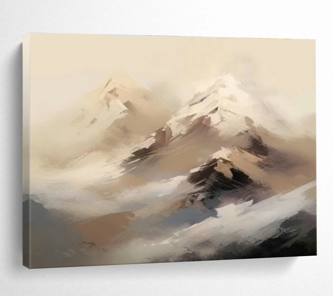 Custom Giant Abstract Hand Painting for Flower Shop DLZ2709