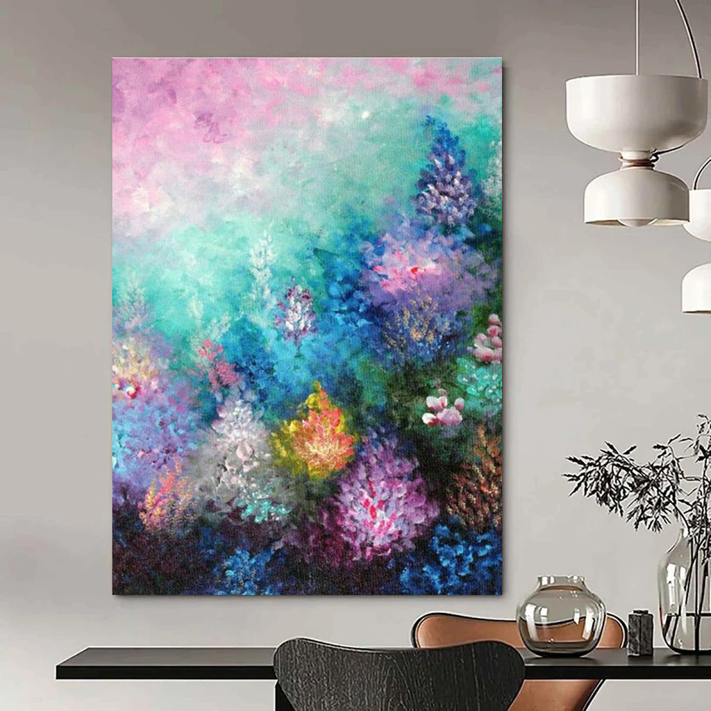 Jumbo Customizable Hand-Painted Abstract Artwork for Co-Creating Workspaces  DLZ0065