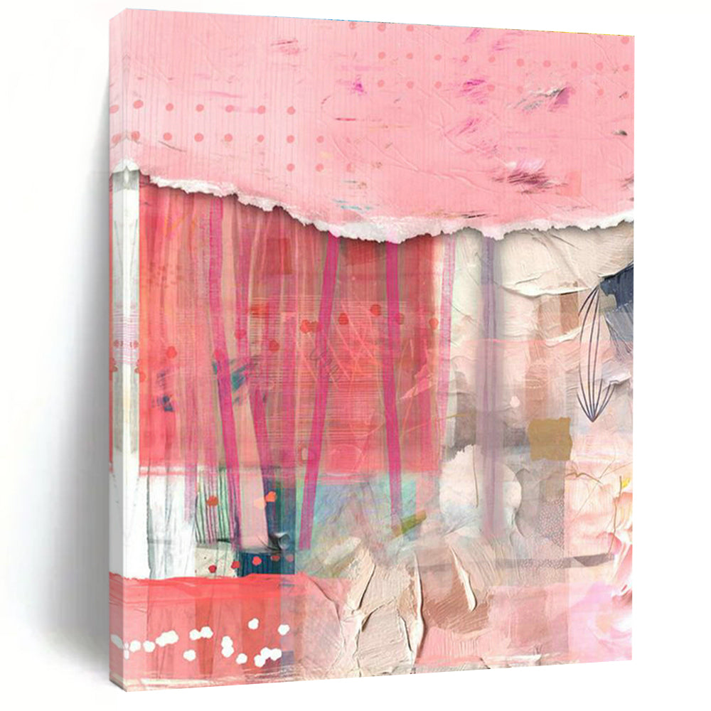Immersive Large Custom Hand-Painted Abstract Painting - Themed Decoration for Theme Parks  DLZ0152