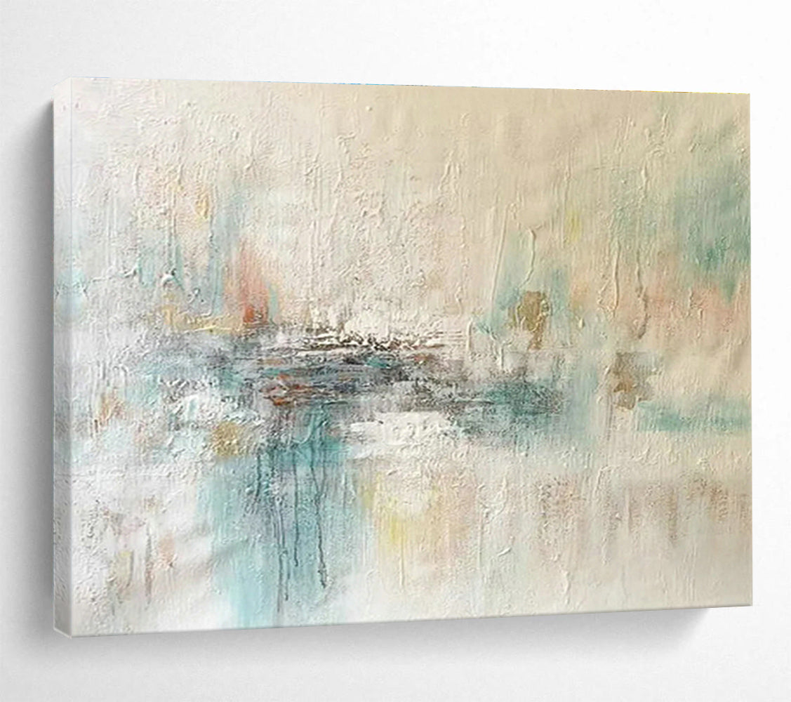 Large-Size Custom Hand-Painted Abstract Painting for Living Room DLZ2674