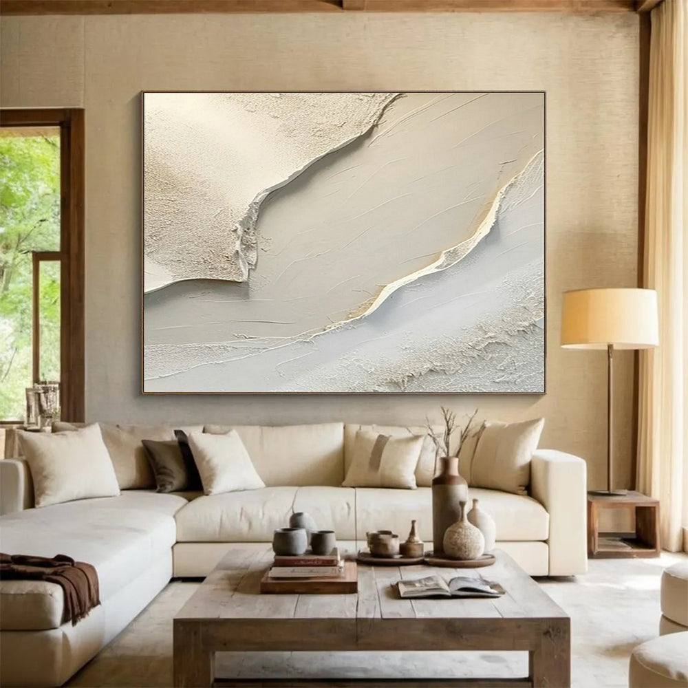 Reclaimed Wood Custom Hand-Painted Abstract Art for Eco-Friendly Spaces and Green Offices