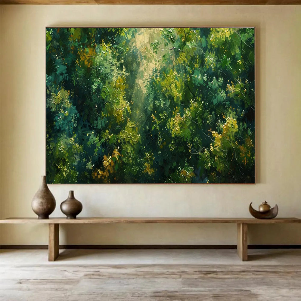 Customized Large-Scale Abstract Hand Painting for Urban Pollinator Insect Habitat Microclimate Research Center DLZ3195