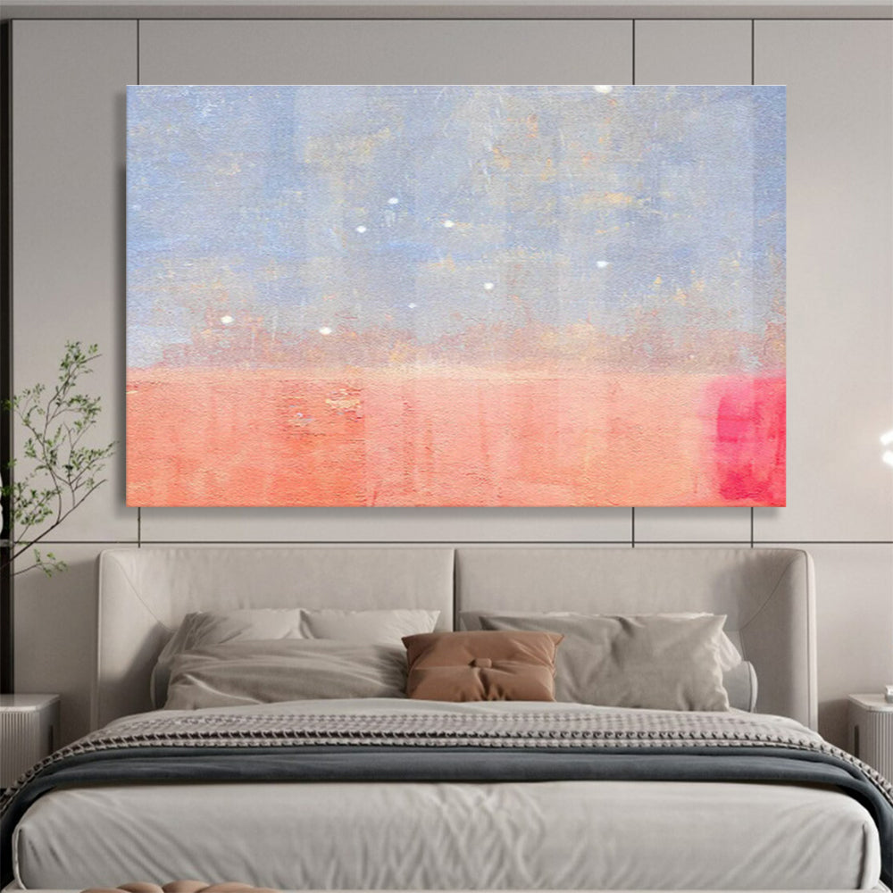 Customizable Underwater Mineral Refinery Abstract Hand Painting DLZ2664