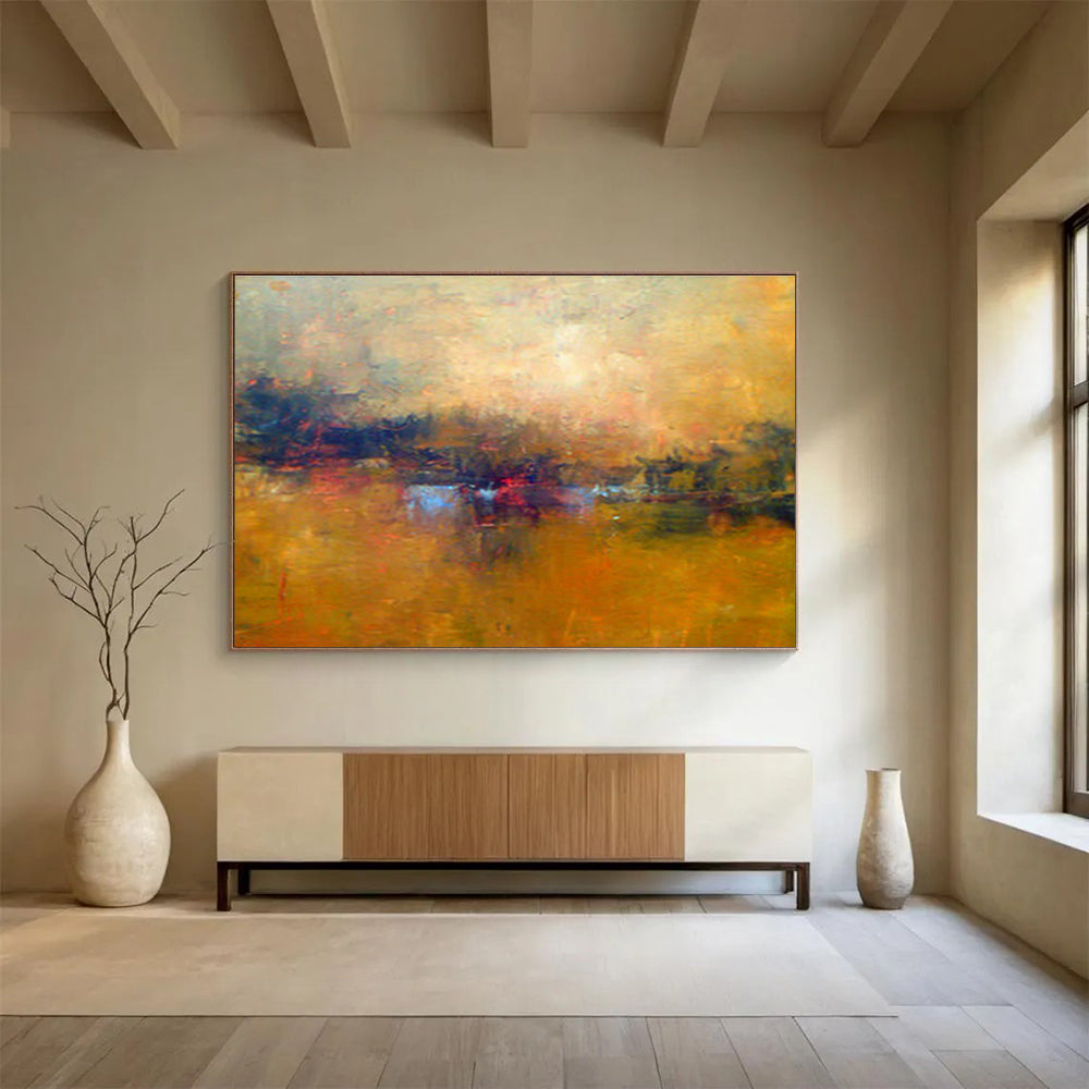 Custom Giant Abstract Hand Painting for Mental Health Counseling Center DLZ2783