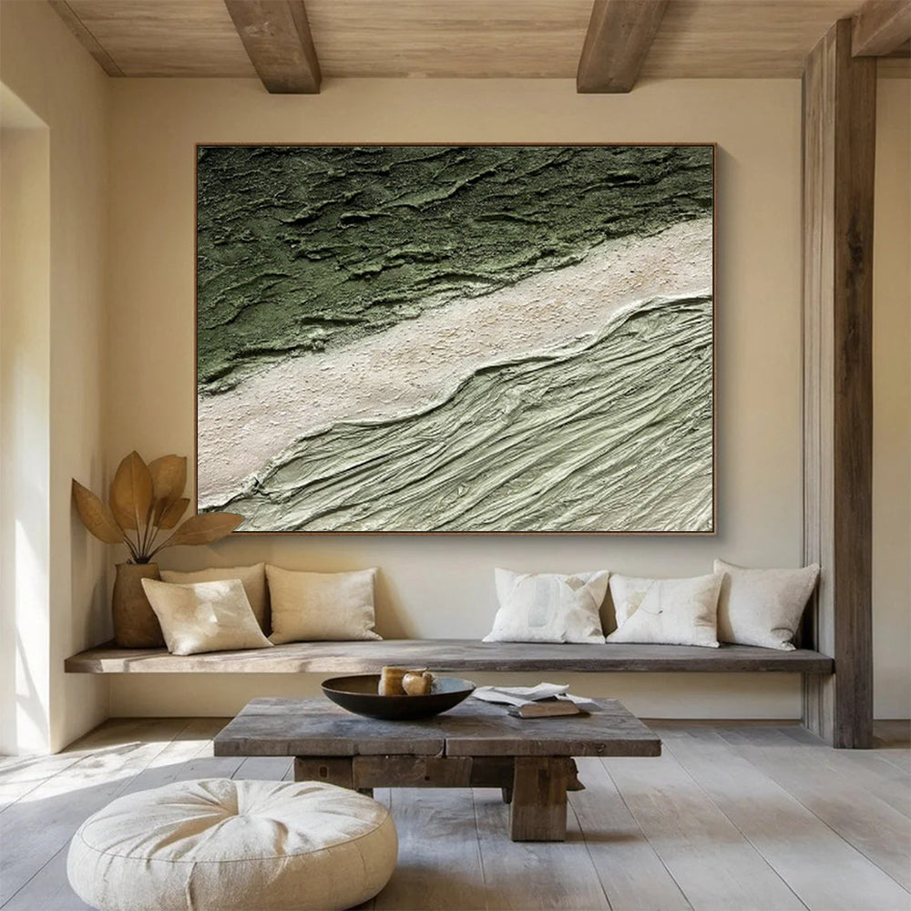 Custom Oversized Abstract Painting - Hand-Painted Acrylic Wall Art for Living Room