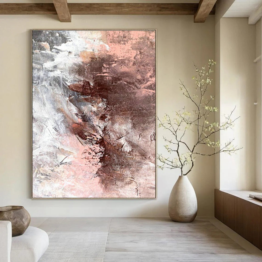 Gigantic Customizable Hand-Painted Abstract Artwork for Traditional Chinese Ink Painting Academies  DLZ0043