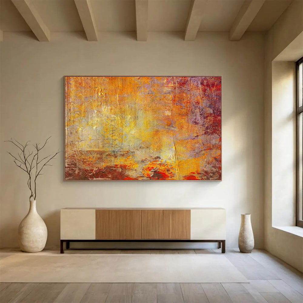 Custom-Made Space Telescope Observatory Large Abstract Hand Painting DLZ2576