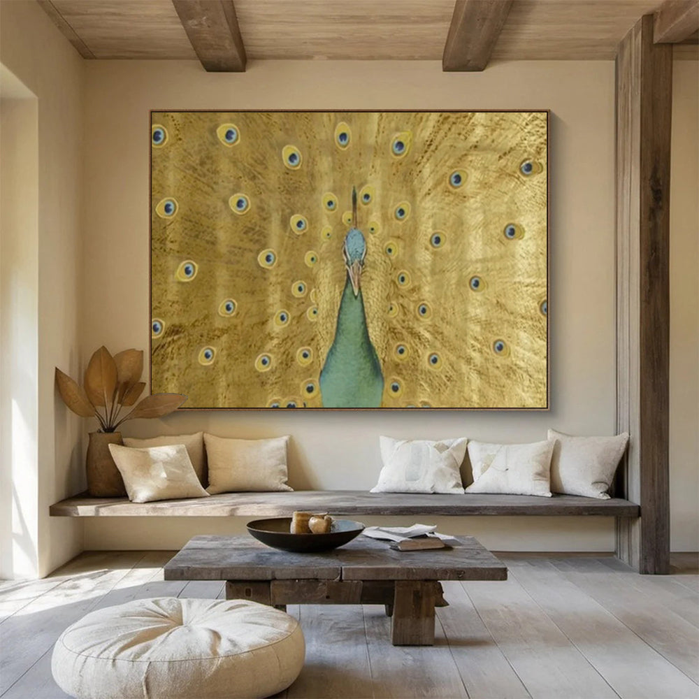 Custom-Made Giant Abstract Hand Painting for Subterranean Geothermal District Heating Network Expansion Center DLZ3124