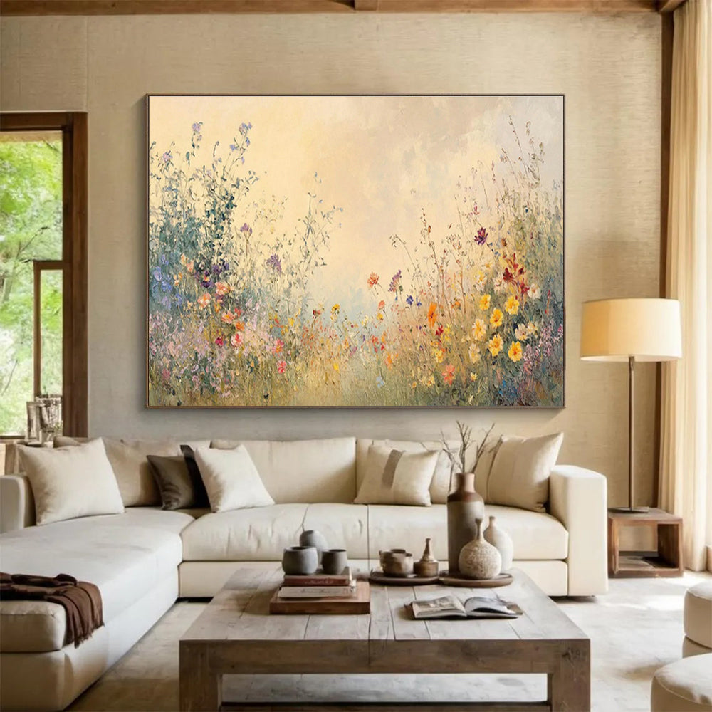 Large Custom Abstract Hand-Painted Art for Underwater Cultural Heritage Digital Archiving and Preservation Center DLZ3077