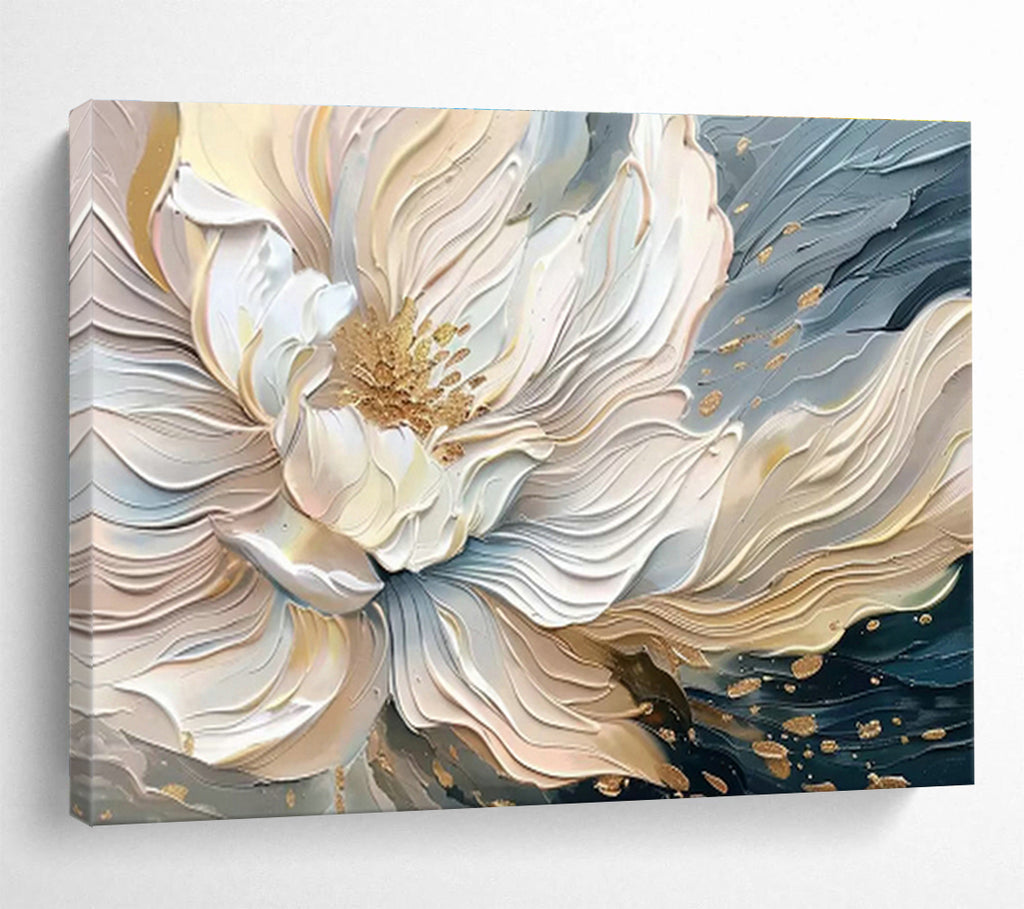 Custom-Made Giant Abstract Hand Painting for Deep-Sea Hydrothermal Vent Exploration Mission Control DLZ3087