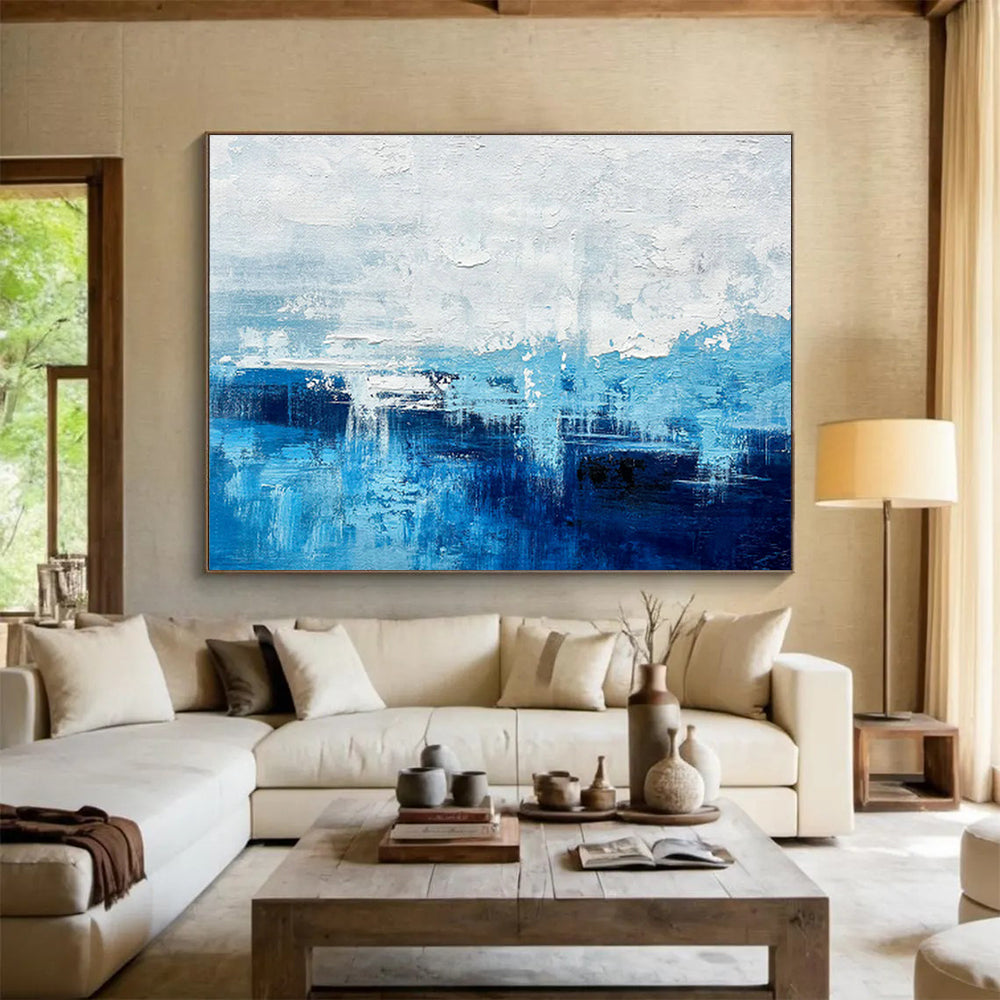 Tailored High-Altitude Wind Energy Conversion Facility Giant Abstract Hand Painting DLZ2659